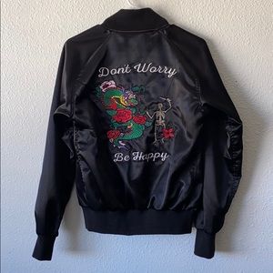 Valfré Satin Bomber Jacket